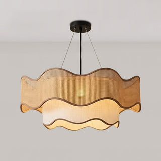 Kallia Rattan Chandelier