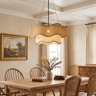 Kallia Rattan Chandelier