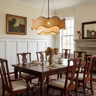 Kallia Rattan Chandelier