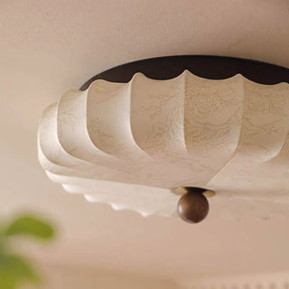 Kenji Fabric Flush Mount