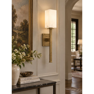 Kiernan Rectilinear Torch Sconce