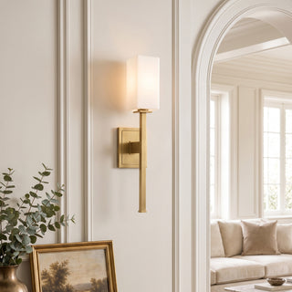 Kiernan Rectilinear Torch Sconce