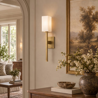 Kiernan Rectilinear Torch Sconce