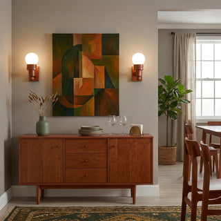 Kiva Oak Wall Sconce
