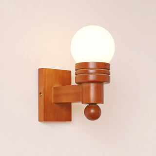 Kiva Oak Wall Sconce