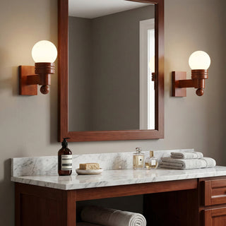 Kiva Oak Wall Sconce