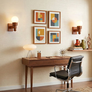 Kiva Oak Wall Sconce