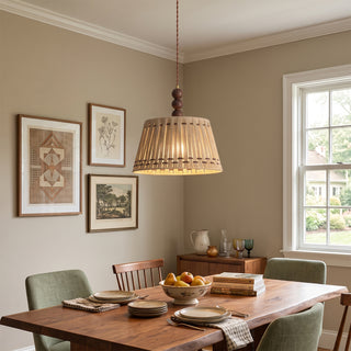 Knit Craft Woven Pendant Lamp