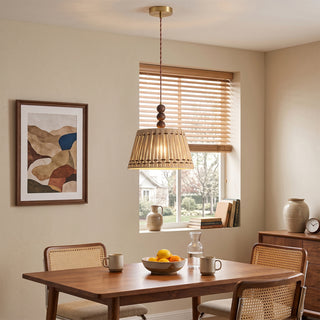 Knit Craft Woven Pendant Lamp