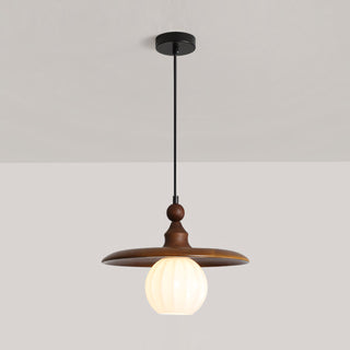 Koda Ribbed Glass Pendant Light