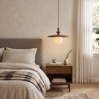 Koda Ribbed Glass Pendant Light