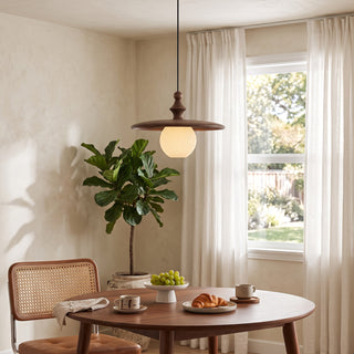 Koda Ribbed Glass Pendant Light