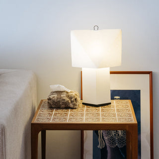 Kubo Faceted Paper Table Lamp