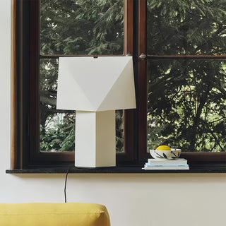 Kubo Faceted Paper Table Lamp