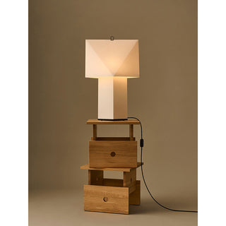 Kubo Faceted Paper Table Lamp