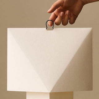 Kubo Faceted Paper Table Lamp