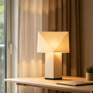 Kubo Faceted Paper Table Lamp