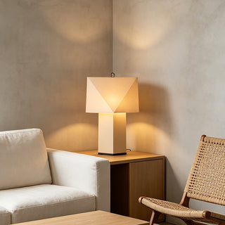 Kubo Faceted Paper Table Lamp