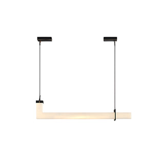 L Shaped Alabaster Pendant Lamp