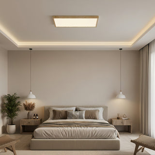 Lampy Square Travertine Ceiling Lamp