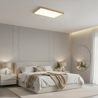 Lampy Square Travertine Ceiling Lamp