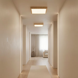 Lampy Square Travertine Ceiling Lamp