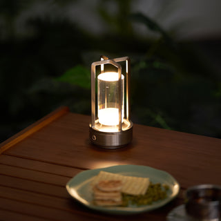 Lantern Cordless Crystal Table Lamp (built-in battery)