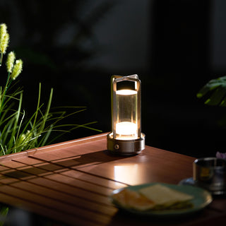 Lantern Cordless Crystal Table Lamp (built-in battery)