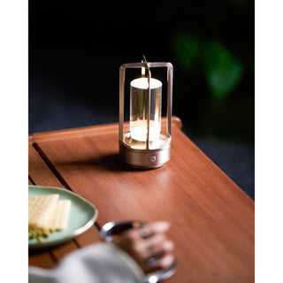 Lantern Cordless Crystal Table Lamp (built-in battery)