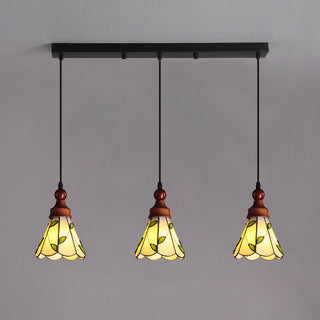 Laurel 3-Light Linear Botanical Pendant
