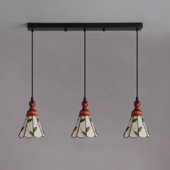 Walnut color & White & Green