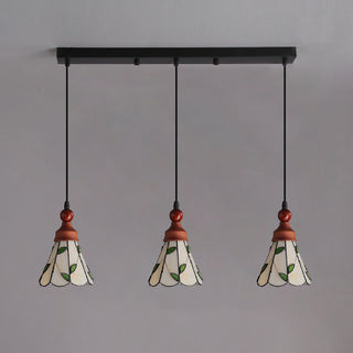 Laurel 3-Light Linear Botanical Pendant