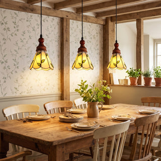 Laurel 3-Light Linear Botanical Pendant