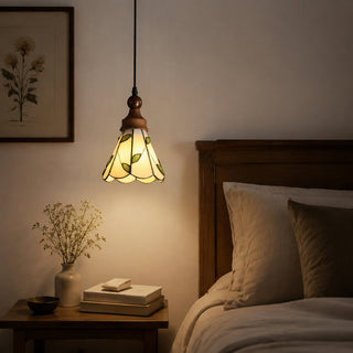 Laurel Botanical Glass Pendant Lamp