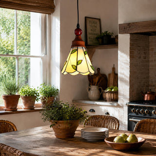 Laurel Botanical Glass Pendant Lamp