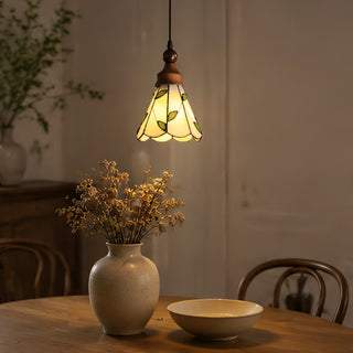 Laurel Botanical Glass Pendant Lamp