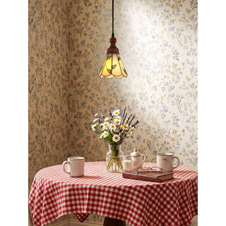 Laurel Botanical Glass Pendant Lamp