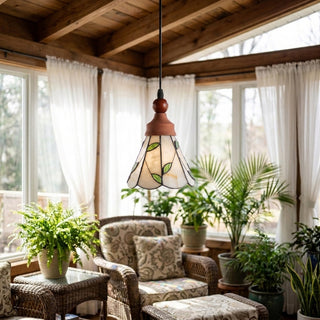 Laurel Botanical Glass Pendant Lamp
