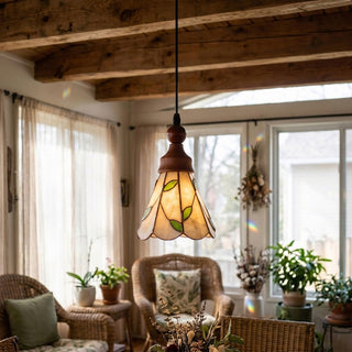 Laurel Botanical Glass Pendant Lamp