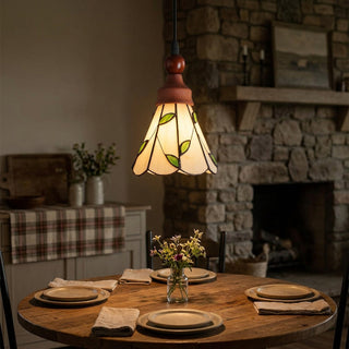 Laurel Botanical Glass Pendant Lamp