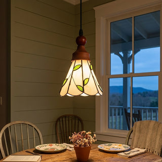 Laurel Botanical Glass Pendant Lamp