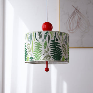 Linnea Patterned Fabric Pendant Lamp