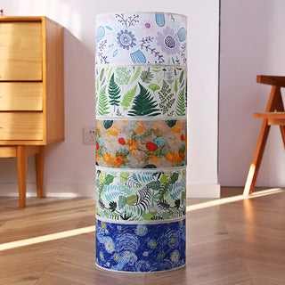 Linnea Patterned Fabric Plug-in Sconce