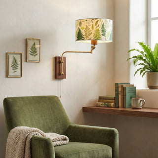 Linnea Patterned Fabric Sconce