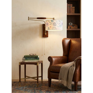 Linnea Patterned Fabric Sconce