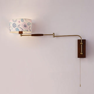 Linnea Patterned Fabric Sconce