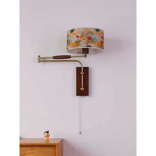 Linnea Patterned Fabric Sconce