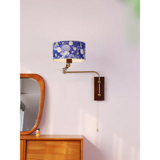 Linnea Patterned Fabric Sconce