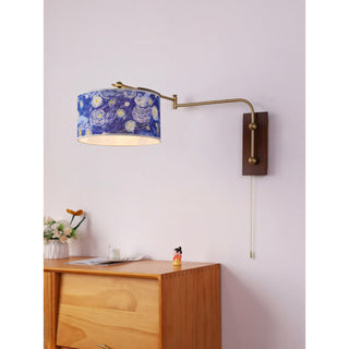 Linnea Patterned Fabric Sconce