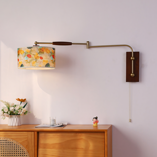 Linnea Patterned Fabric Sconce